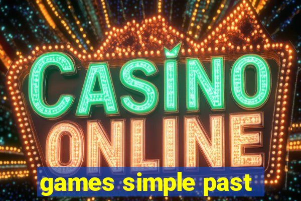 games simple past